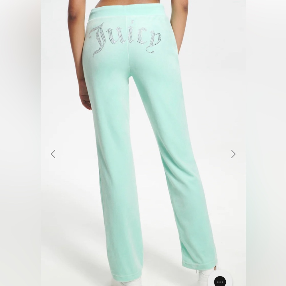 Juicy Couture velour track pants 💎🩵